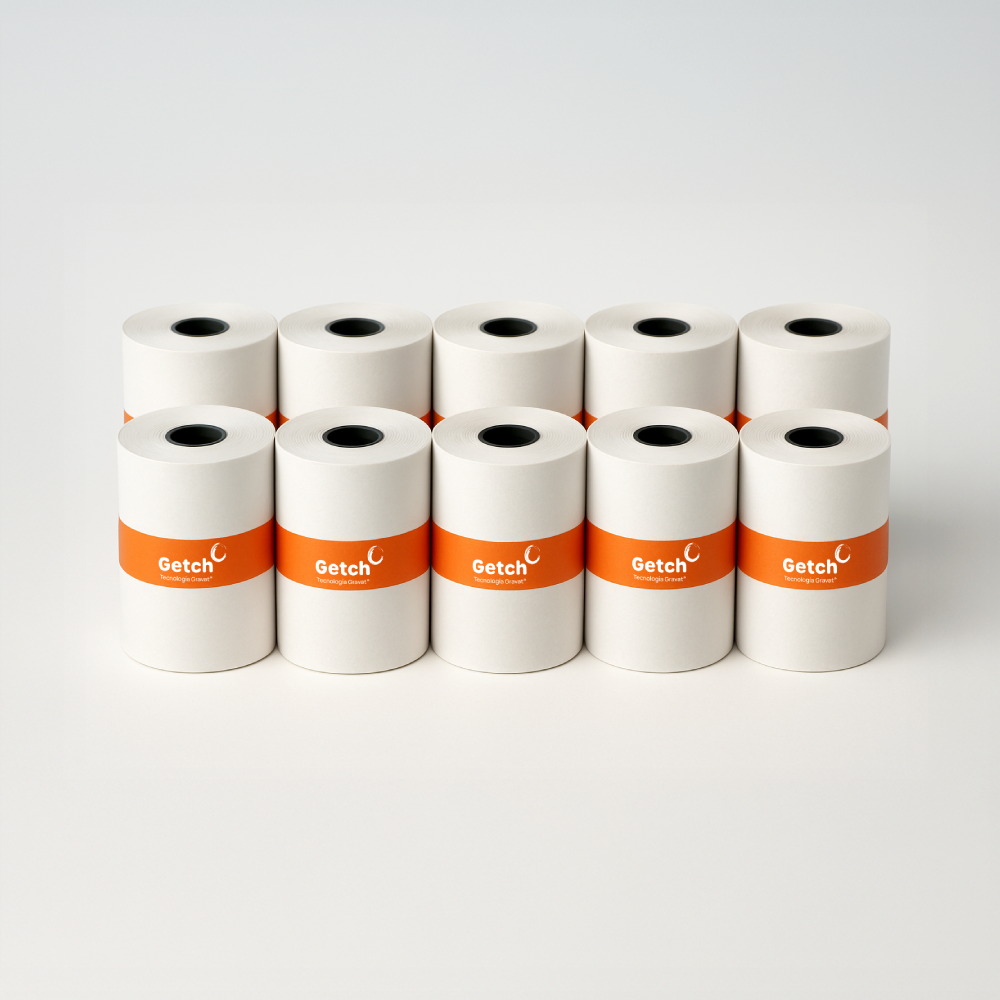 Pack 10 Rollos de Papel Térmico
