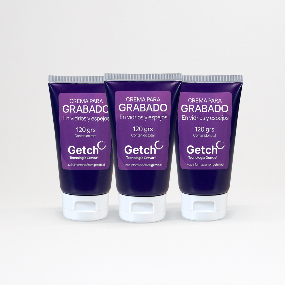 Pack 3 Cremas para Vidrios y Espejos