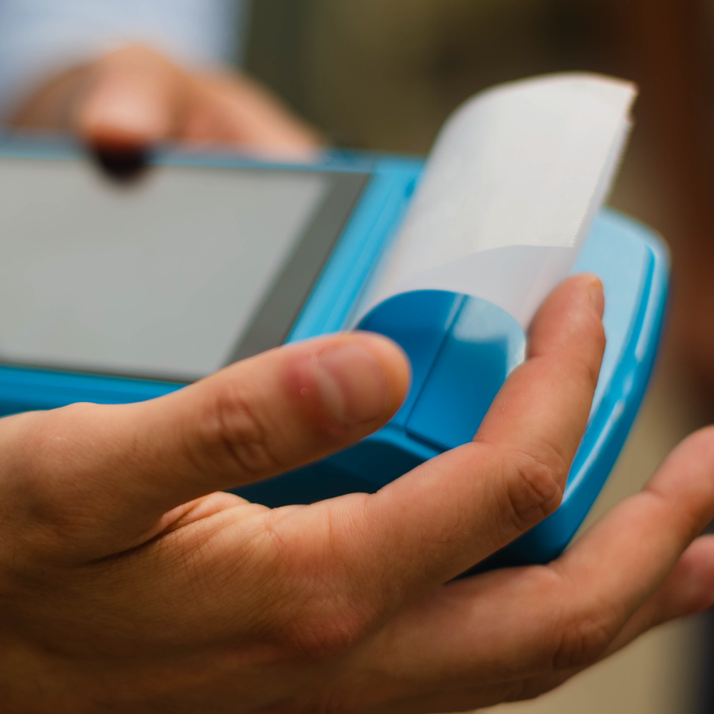 Pack 2 rollos de papel térmico para impresora