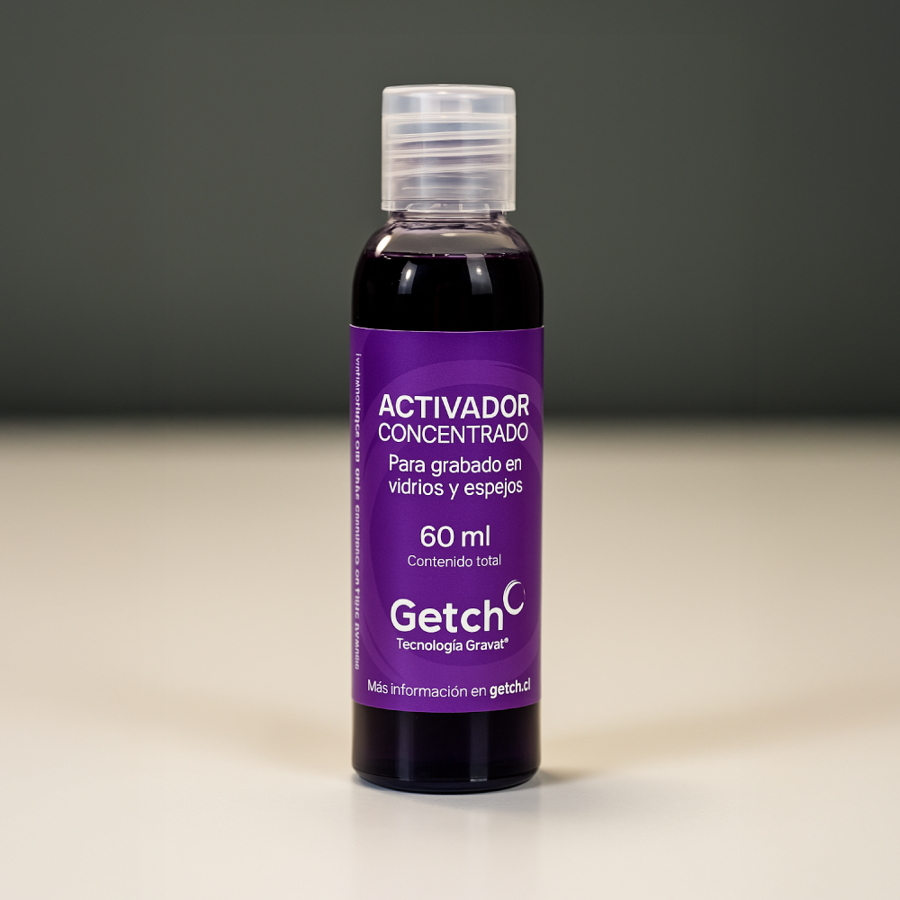 Activador concentrado para vidrios y espejos