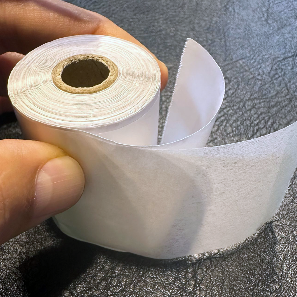 Rollo de papel termico para etiquetas grabado de patente
